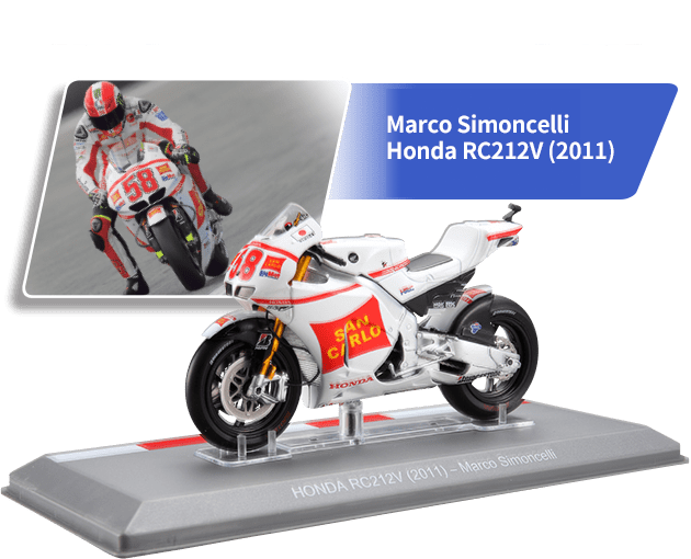 マルコ・シモンチェリ  Marco Simoncelli Honda RC212V (2011)